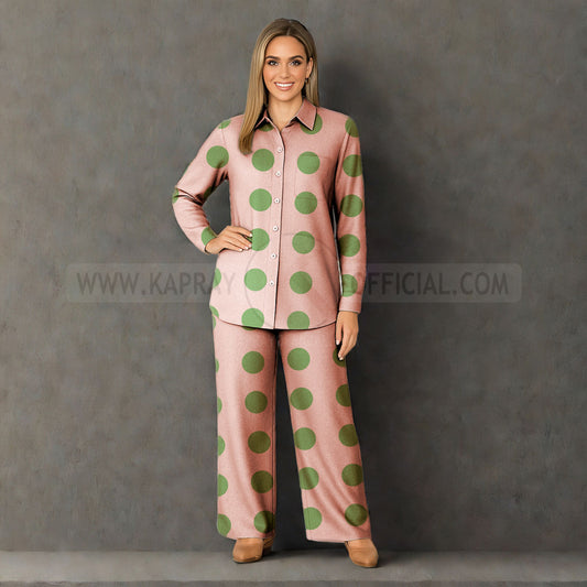 Drop Shoulder Summer Collection ( Women’s Co-Ord Set ) K-90