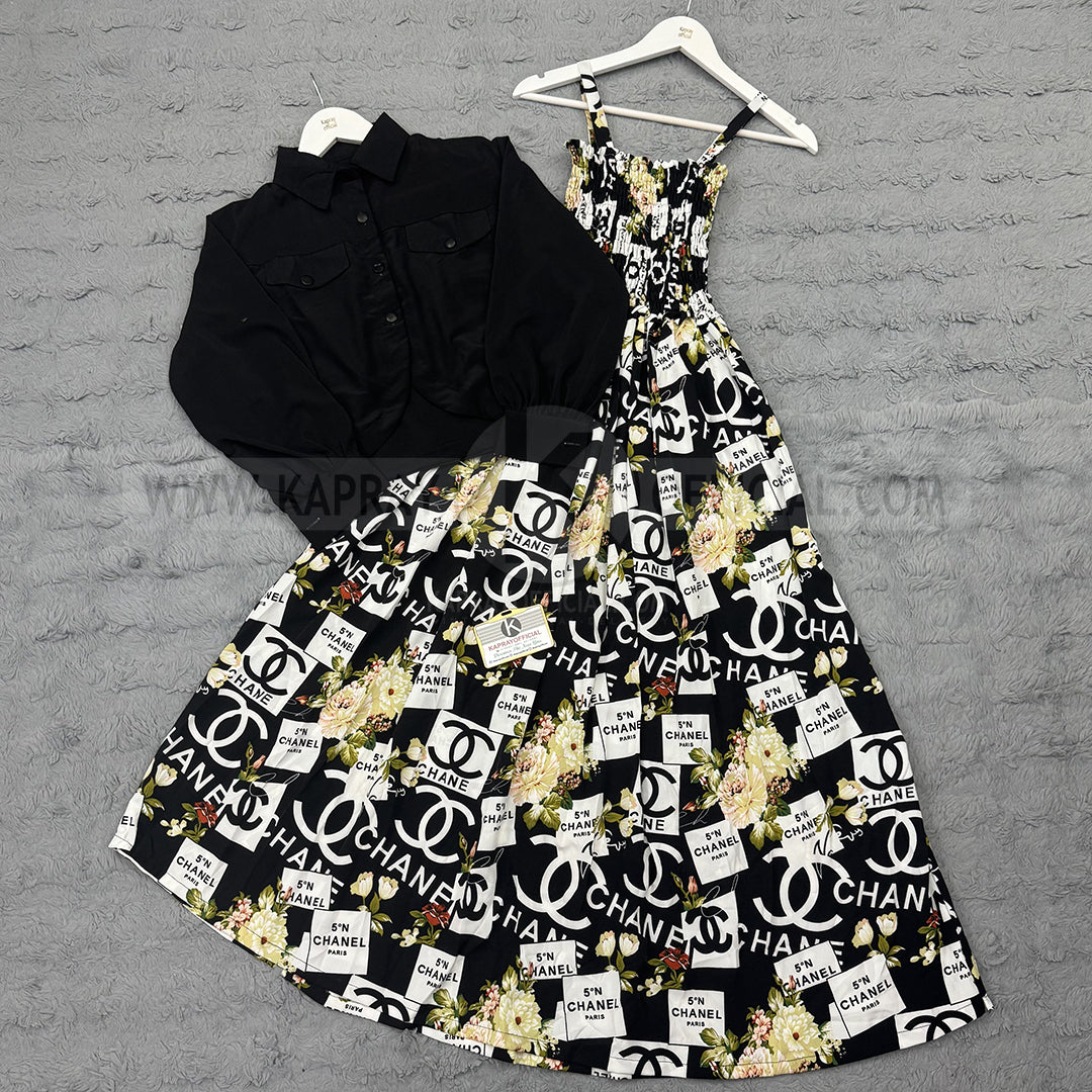 Floral Maxi Dress Set