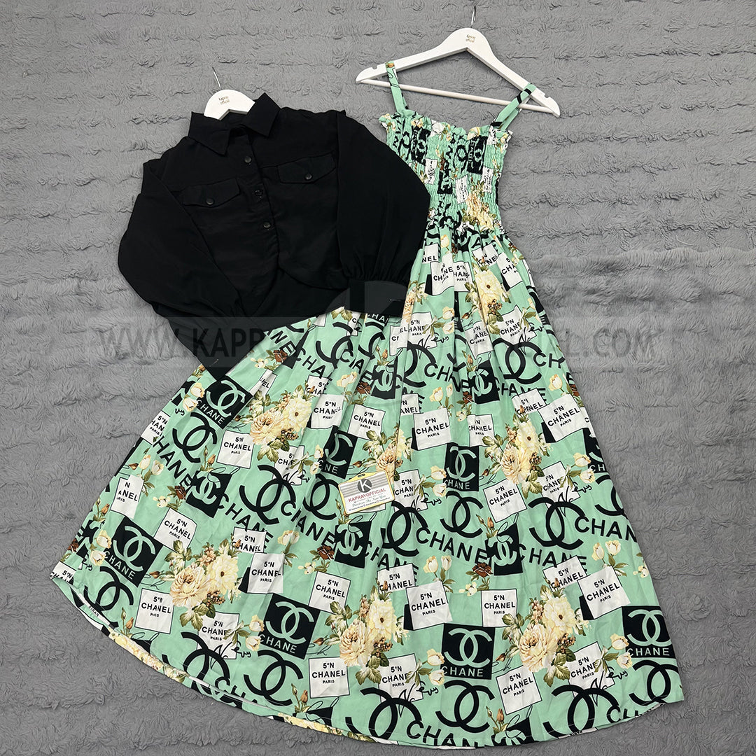 Floral Maxi Dress Set