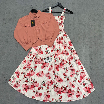 Floral Maxi Dress Set