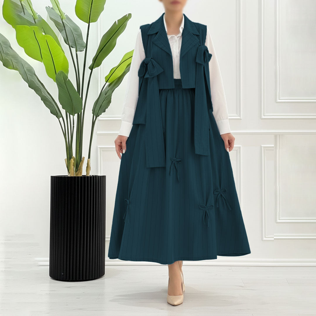 Ribbon Charm Layered 3-Piece