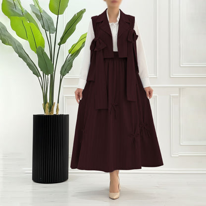 Ribbon Charm Layered 3-Piece