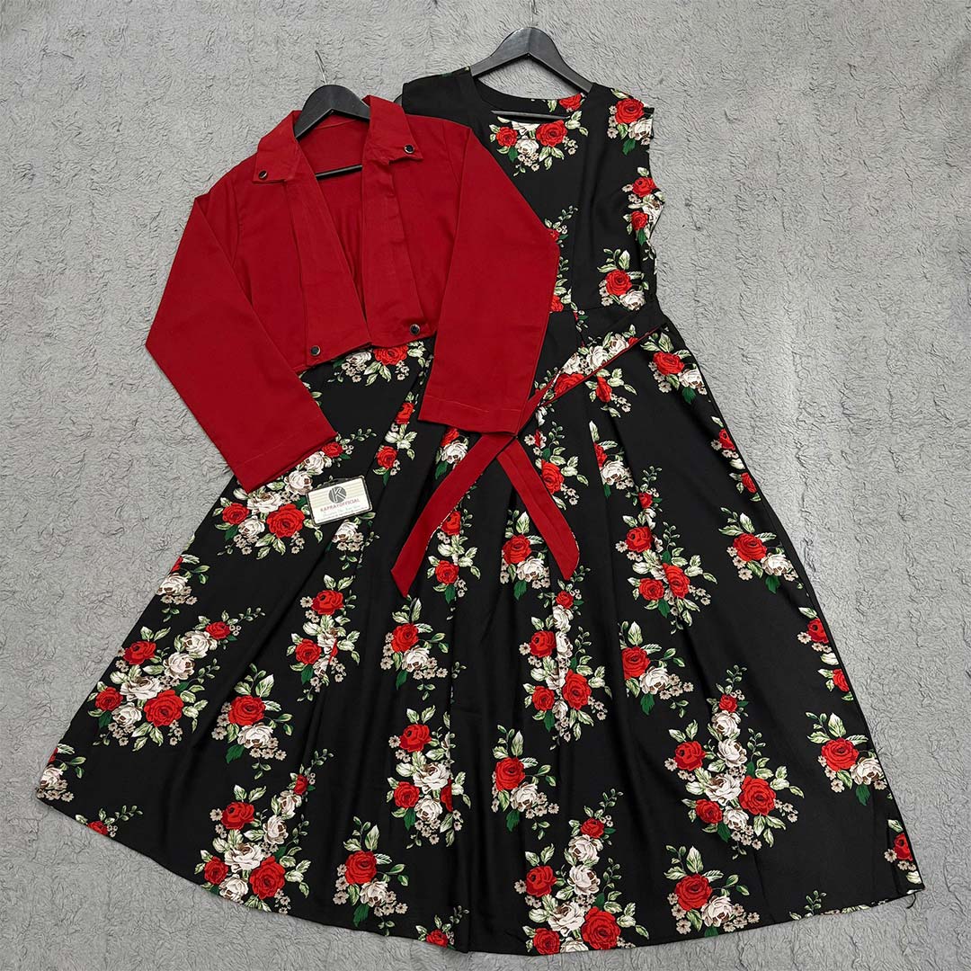 Elegant Cote Maxi Dress K90