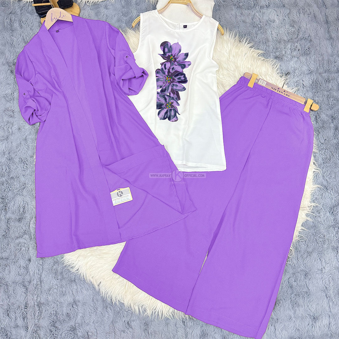 Premium Floral Versatile Three-Piece