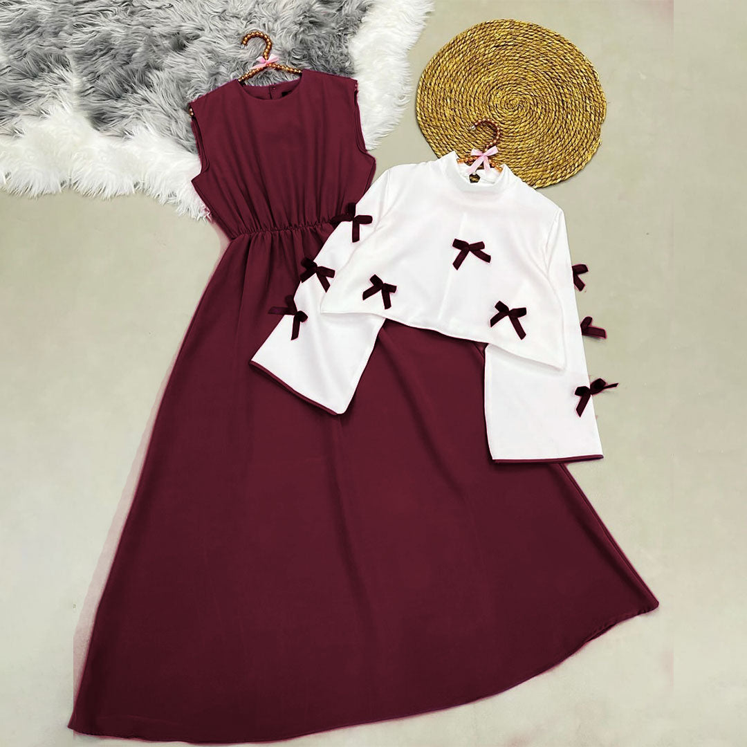 Tie Ribbon Elegant Maxi Dress