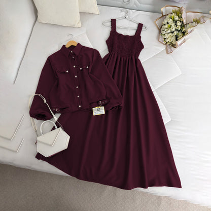 Modest Chic Button Jacket Maxii