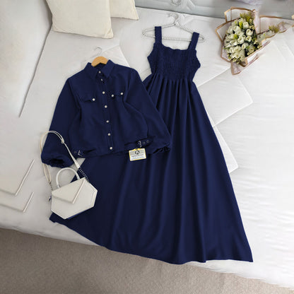 Modest Chic Button Jacket Maxii