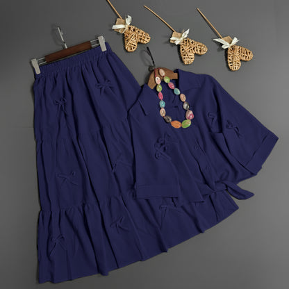 Luxe Bow Ribbon Charm 2-Piece Set