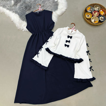 Ribbon Tie Elegant Maxi Dress