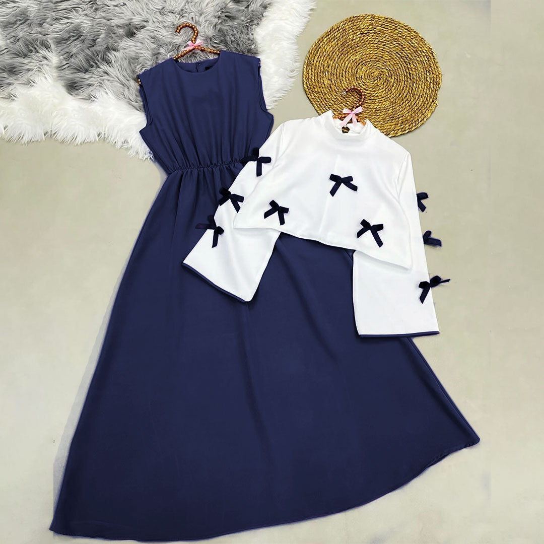Tie Ribbon Elegant Maxi Dress