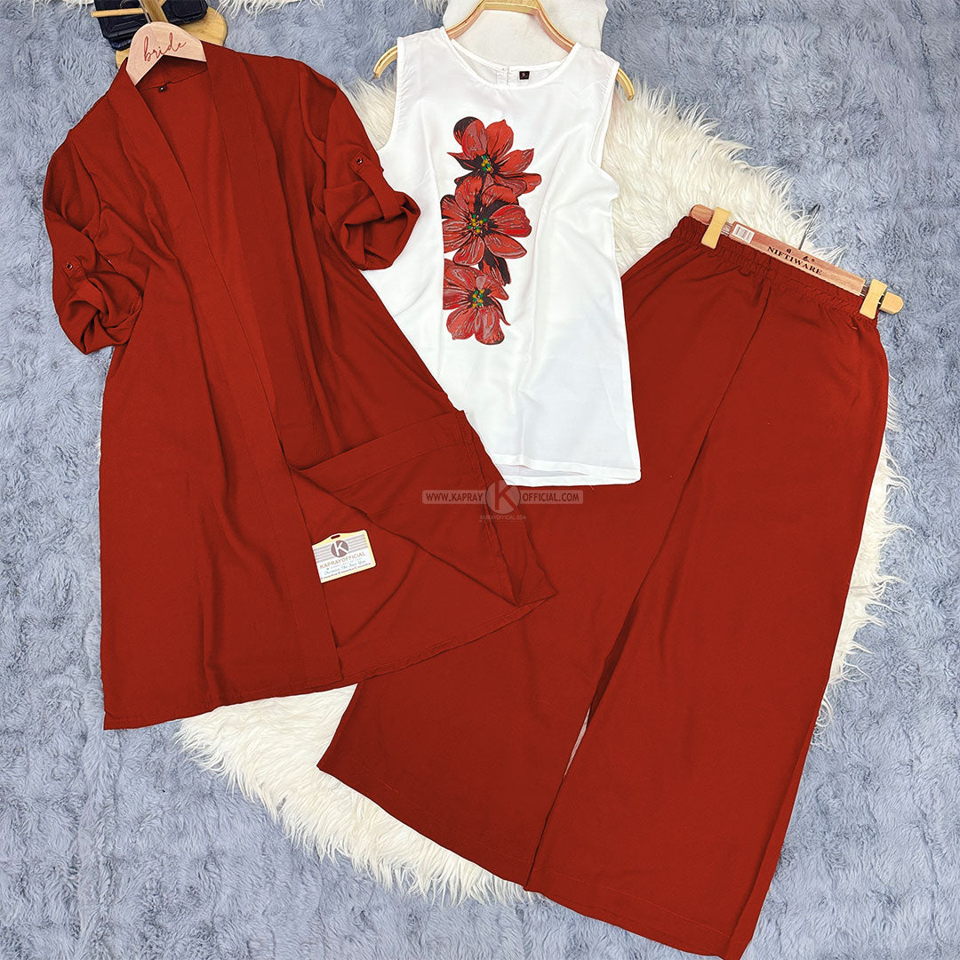 Premium Floral Versatile Three-Piece