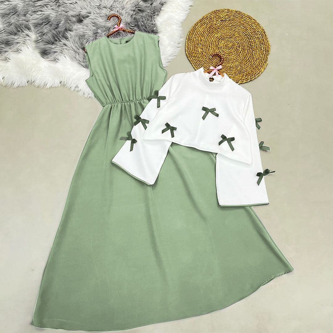 Tie Ribbon Elegant Maxi Dress
