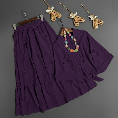 Luxe Bow Ribbon Charm 2-Piece Set