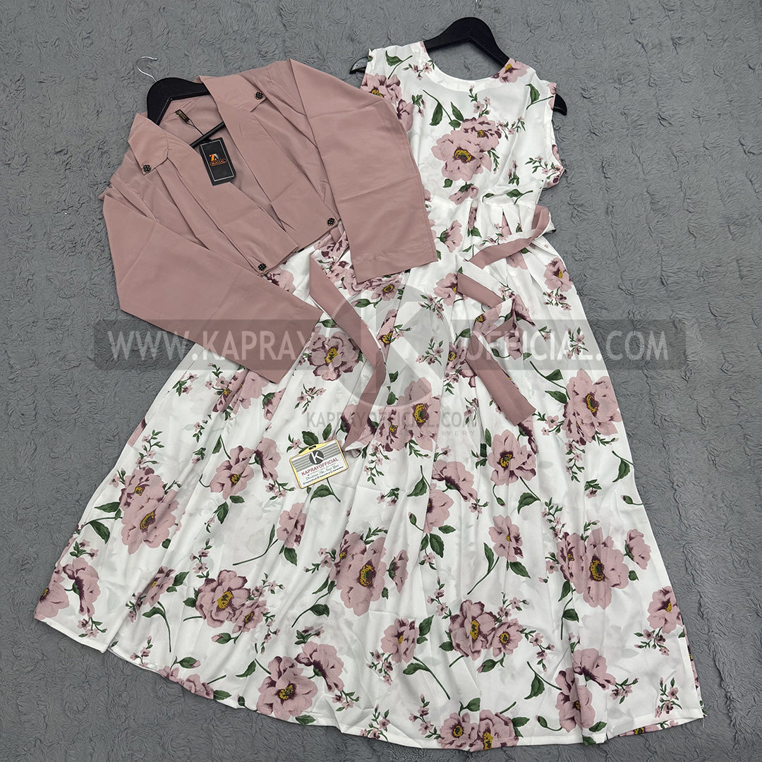 Elegant Cote Maxi Dress K90