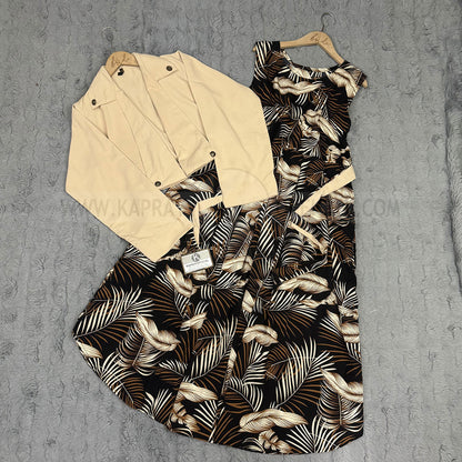 Elegant Cote Maxi Dress K90