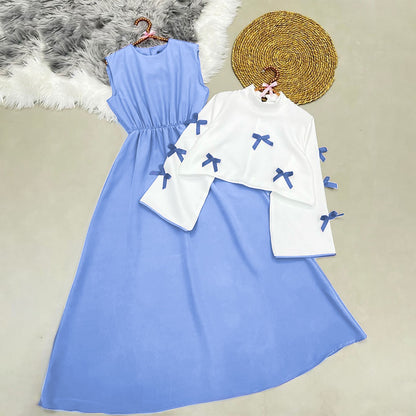 Tie Ribbon Elegant Maxi Dress