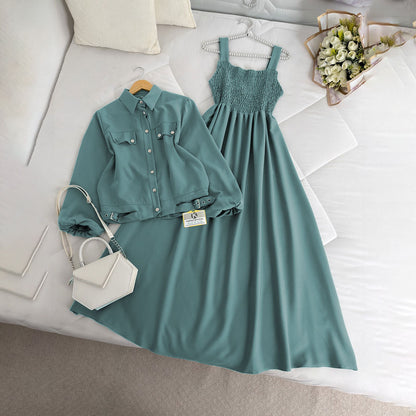 Modest Chic Button Jacket Maxi | ZM-007