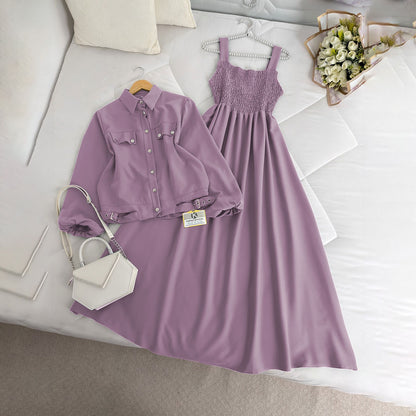 Modest Chic Button Jacket Maxii