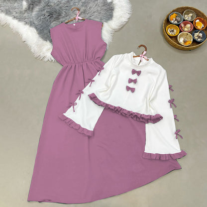 Ribbon Tie Elegant Maxi Dress