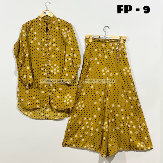 Western Short Shirt Style 2-Piece Suit FPP-9