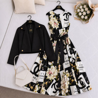 Luxe Bloom Jacket Maxi Set V2