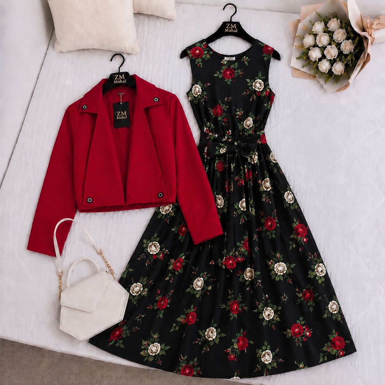 Luxe Bloom Jacket Maxi Set V2