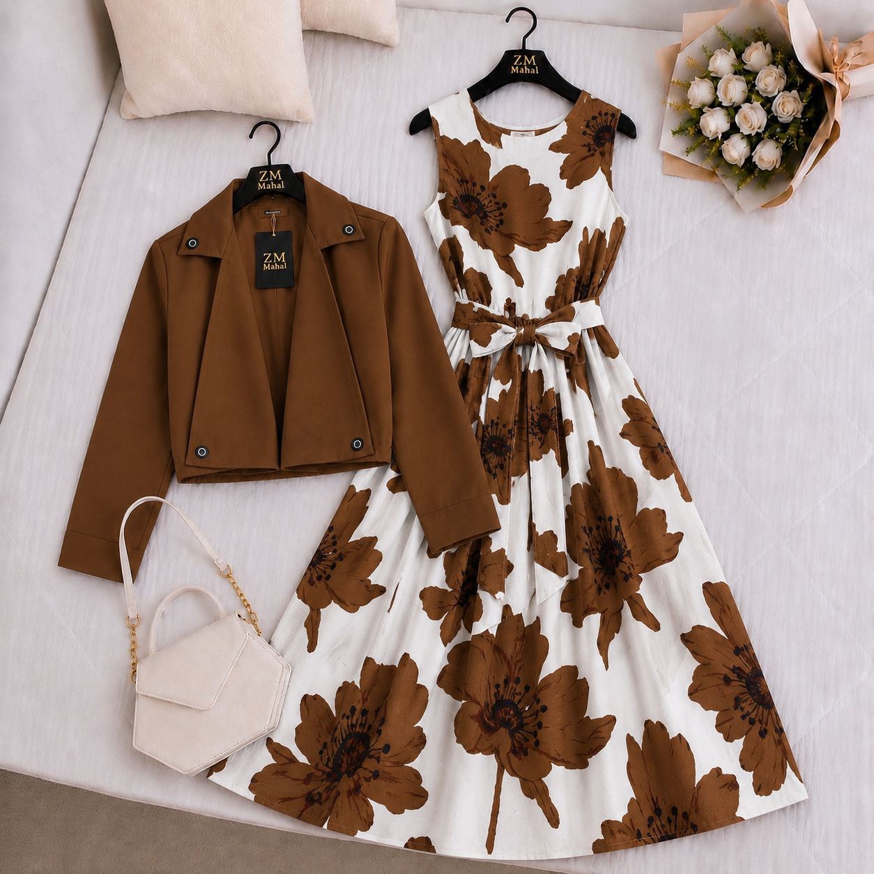 Luxe Bloom Jacket Maxi Set V2