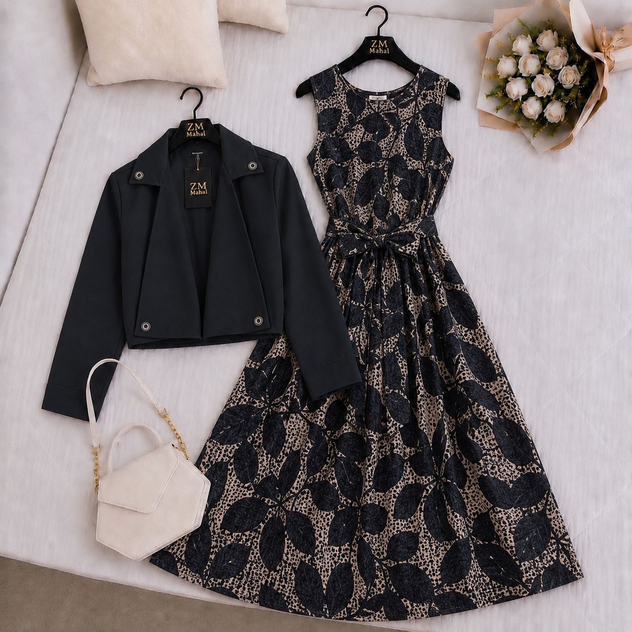 Luxe Bloom Jacket Maxi Set V2