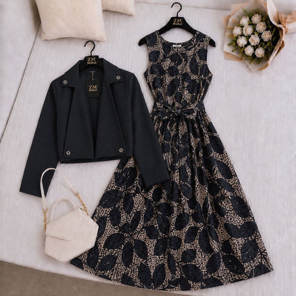 Luxe Bloom Jacket Maxi Set V2
