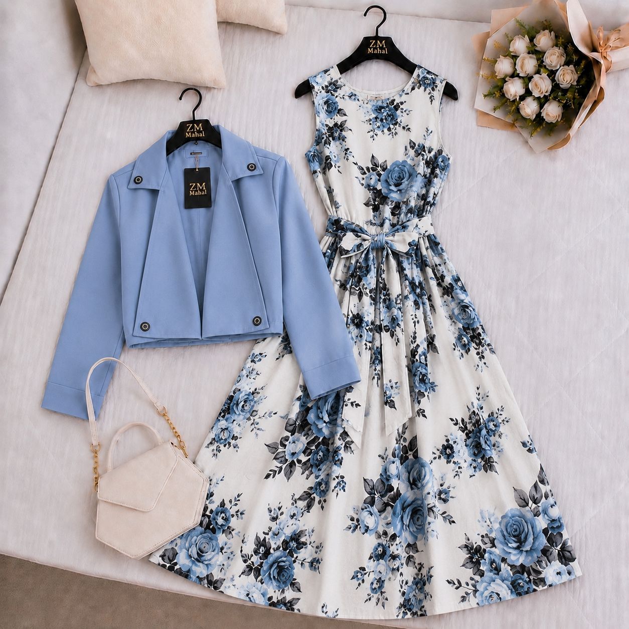 Luxe Bloom Jacket Maxi Set V2