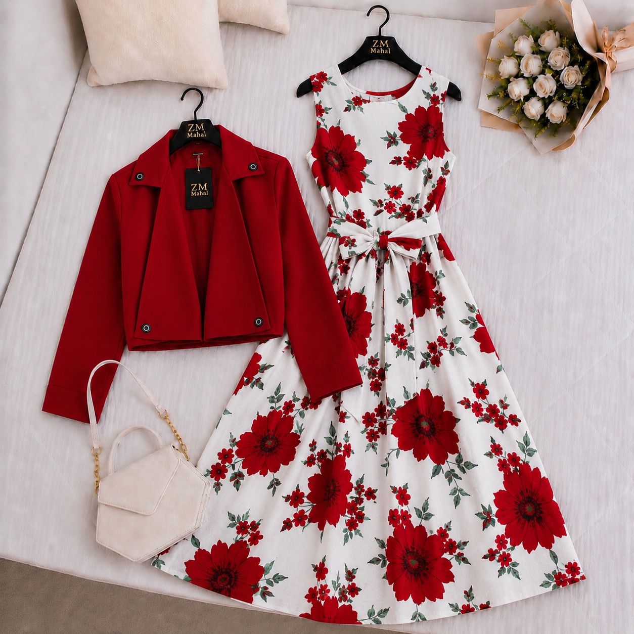 Luxe Bloom Jacket Maxi Set V2