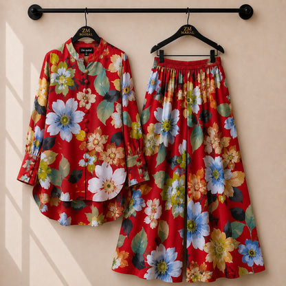 Western Shirt Style 2-Piece Suit