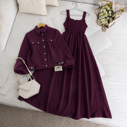 Modest Chic Button Jacket Maxii
