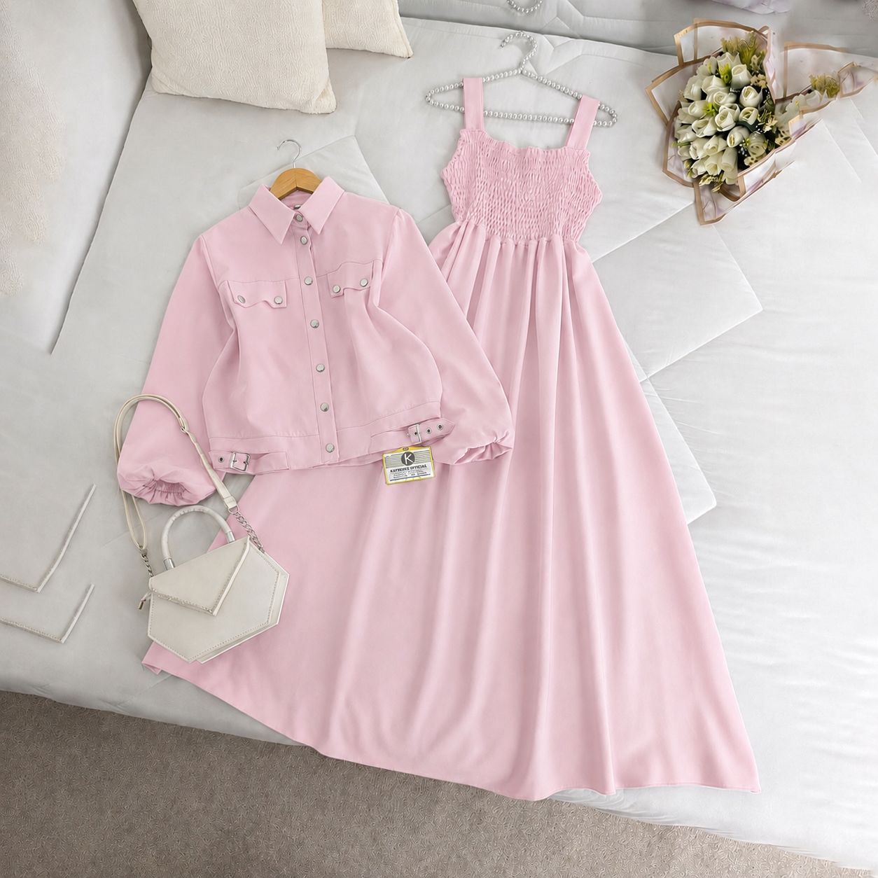 Modest Chic Button Jacket Maxii