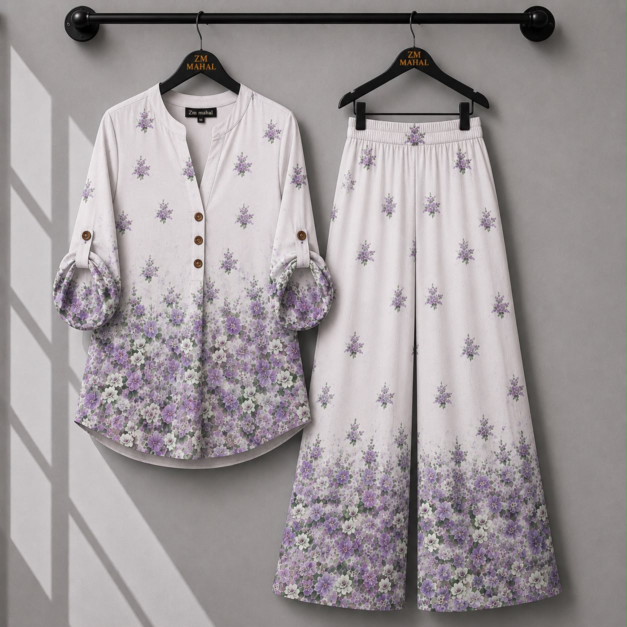 Elara Co-Ord Border Print