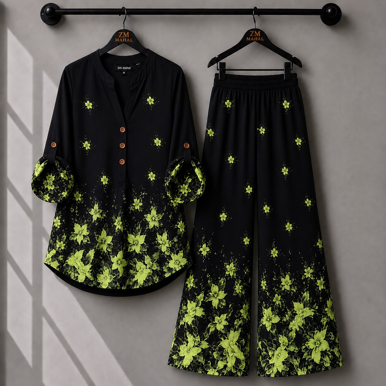 Elara Co-Ord Border Print