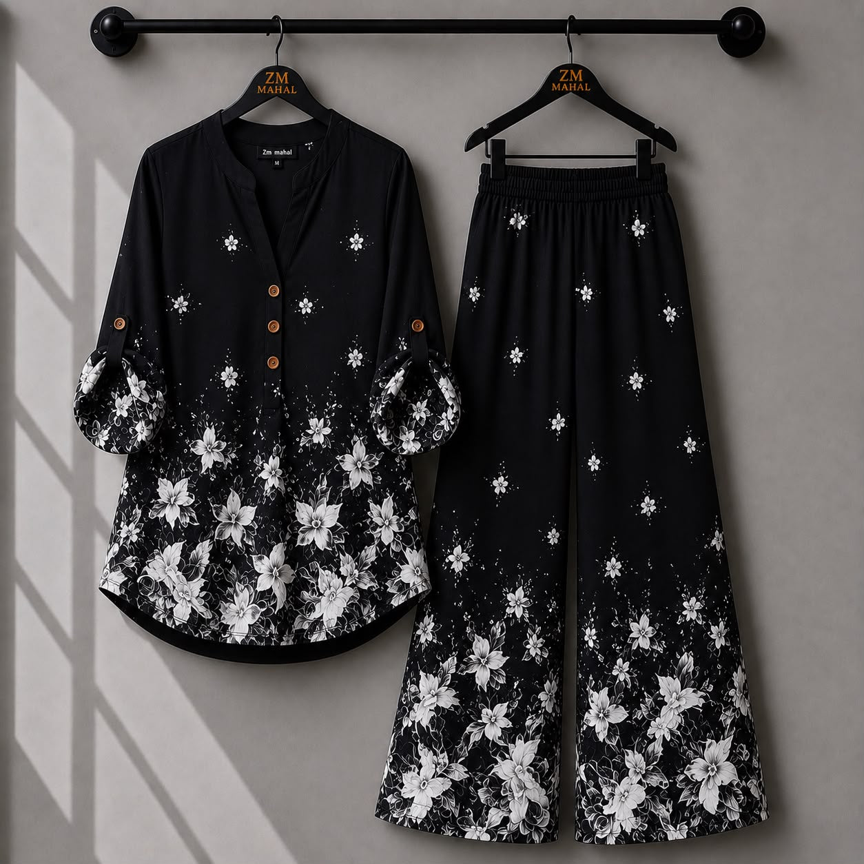 Elara Co-Ord Border Print