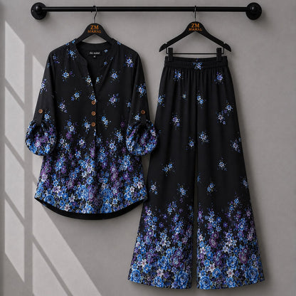 Elara Co-Ord Border Print