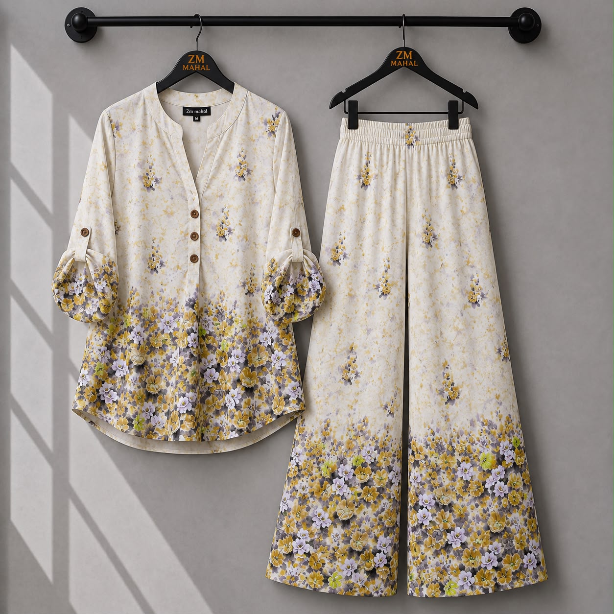 Elara Co-Ord Border Print