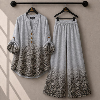 Elara Co-Ord Border Print