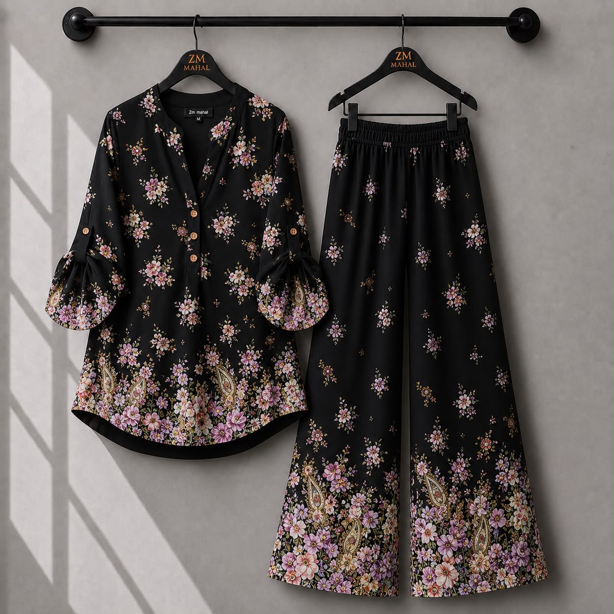 Elara Co-Ord Border Print