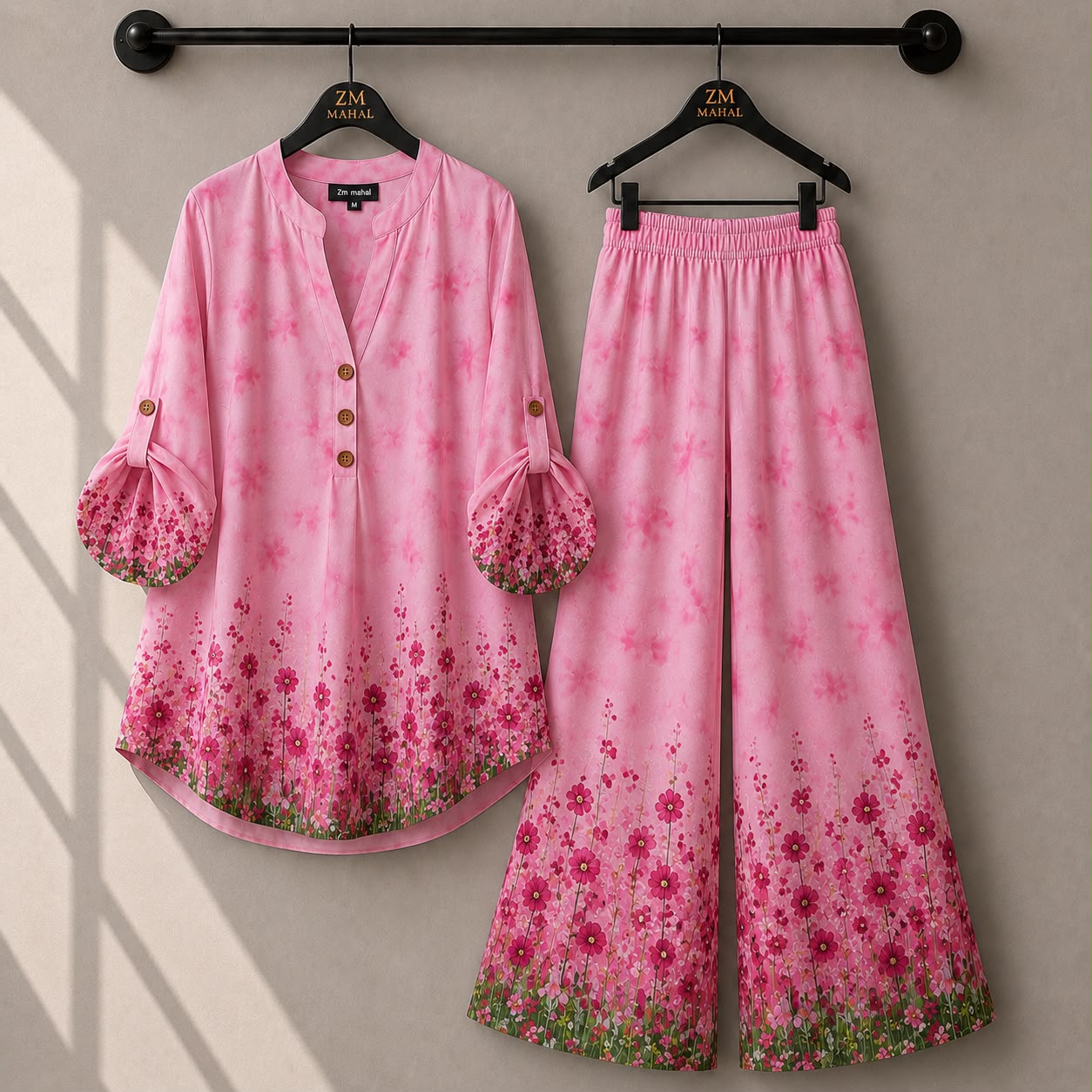 Elara Co-Ord Border Print