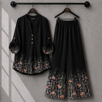 Elara Co-Ord Border Print