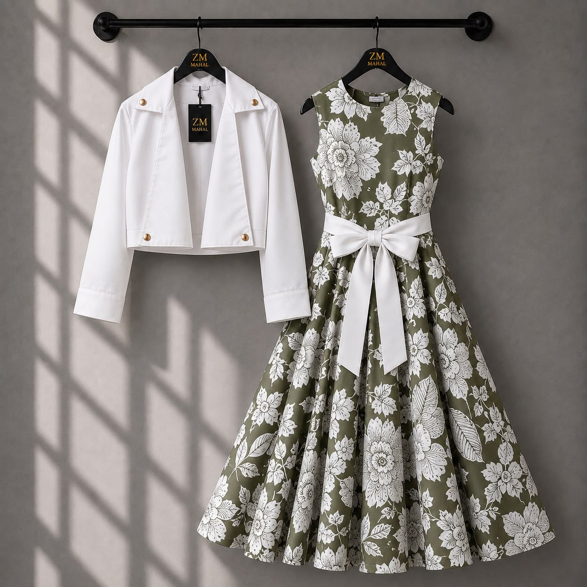 Luxe Bloom Jacket Maxi Set