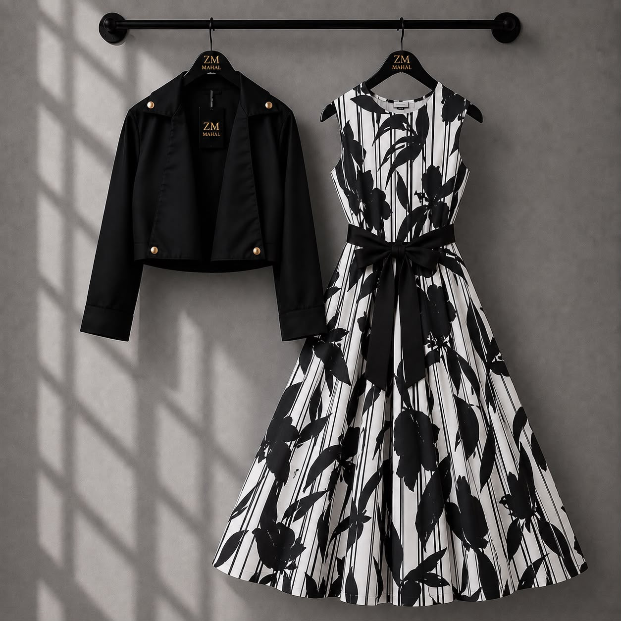 Luxe Bloom Jacket Maxi Set