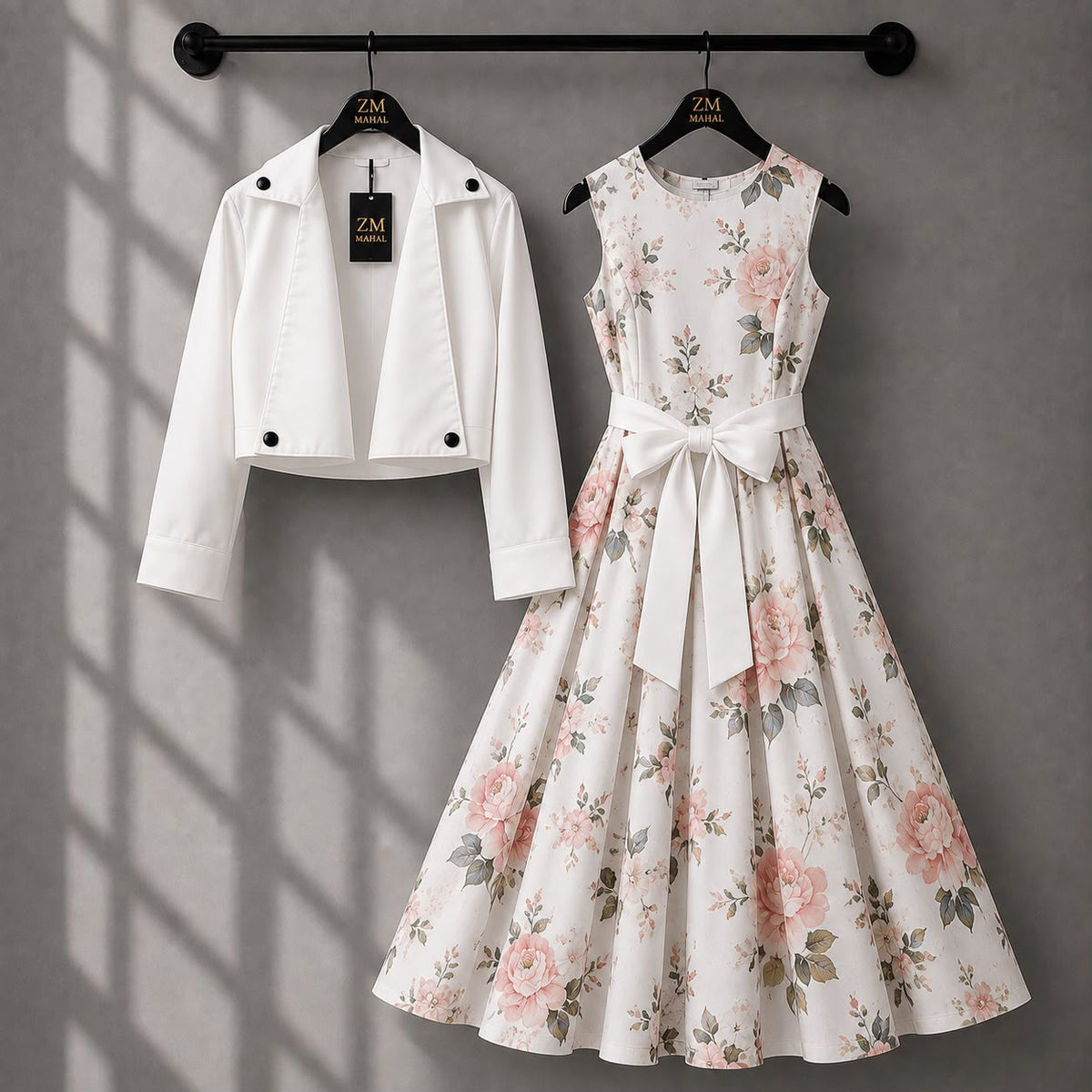 Luxe Bloom Jacket Maxi Set