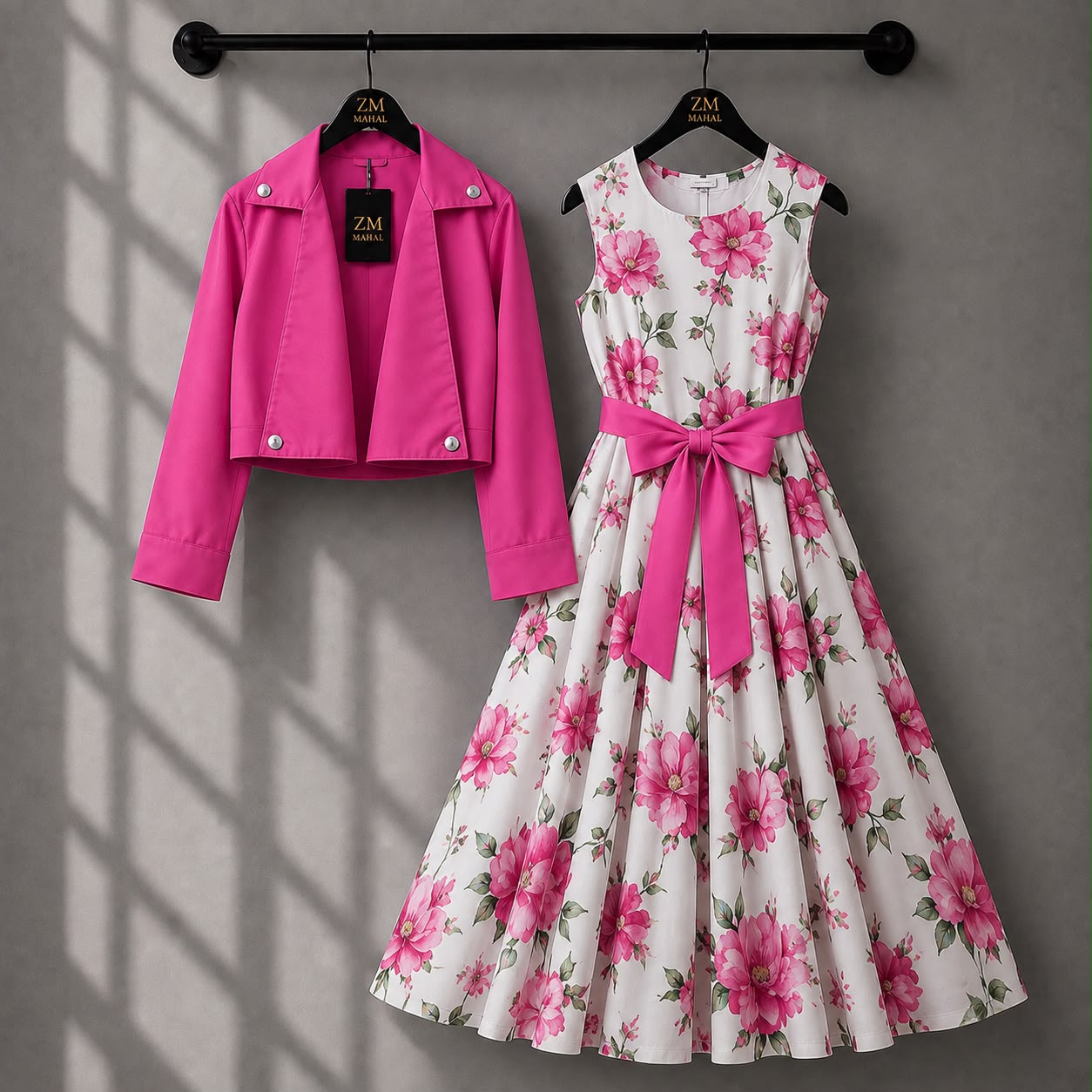 Luxe Bloom Jacket Maxi Set