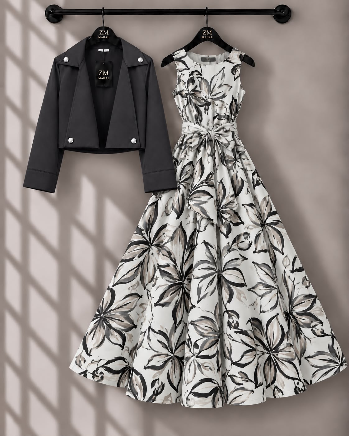 Luxe Bloom Jacket Maxi Set