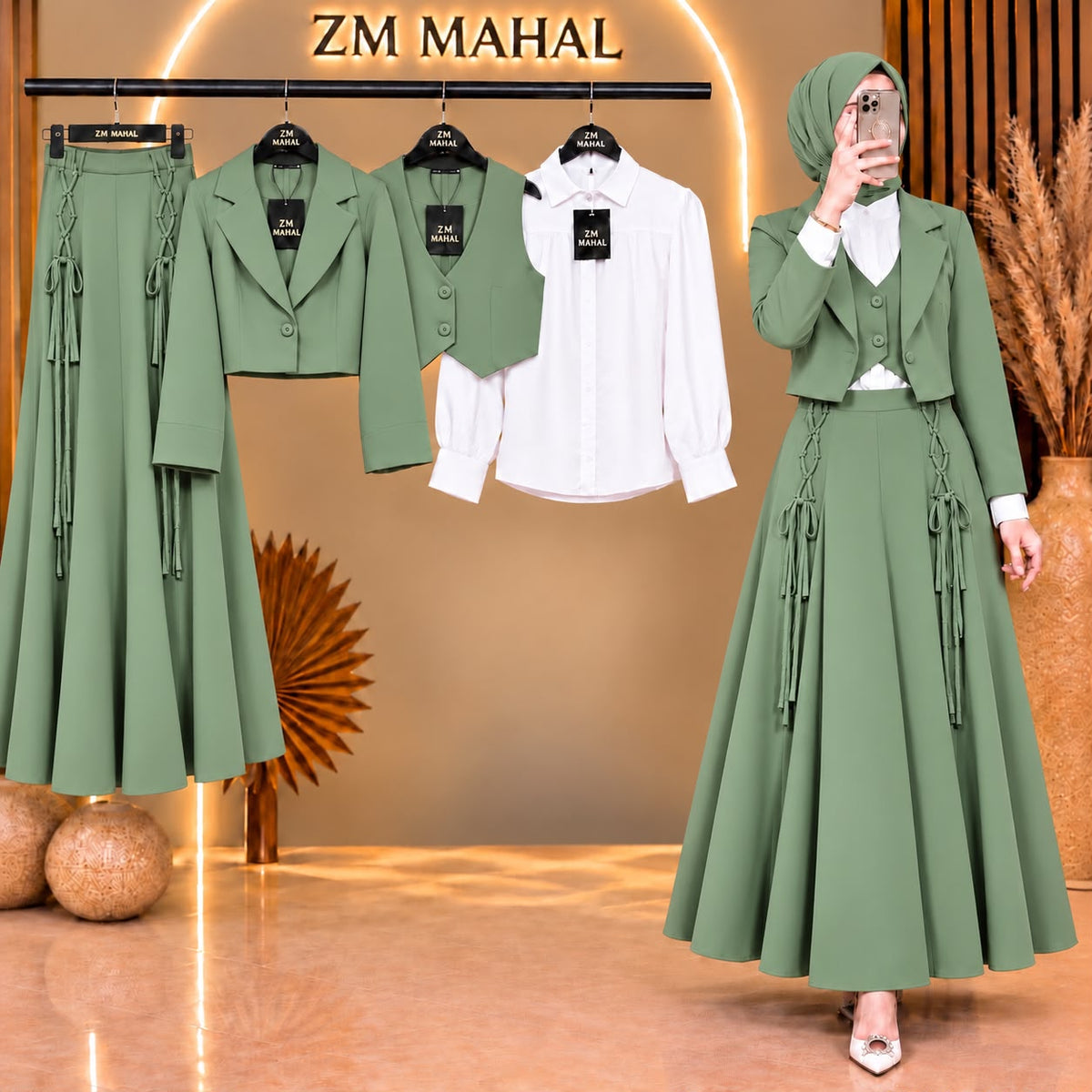 Kahve Asaleti 4-Piece Set ZM-038