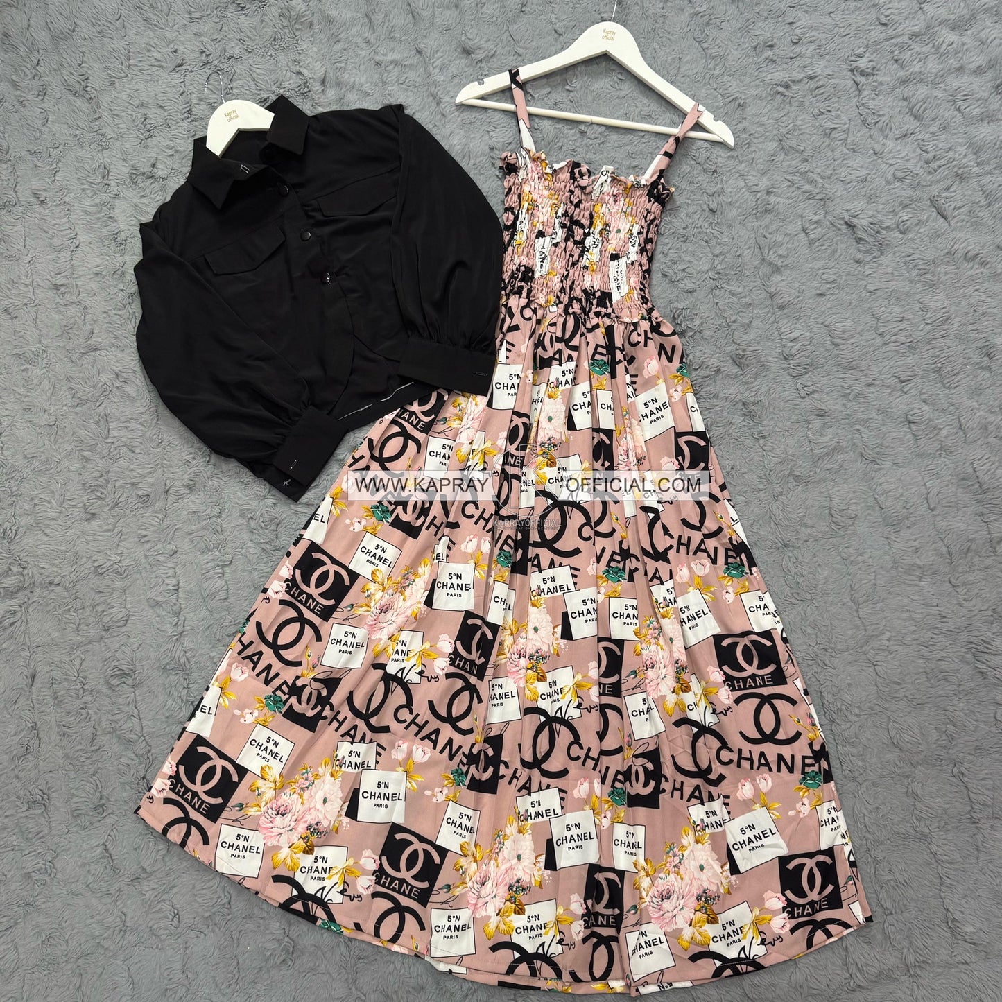 Floral Maxi Dress Set